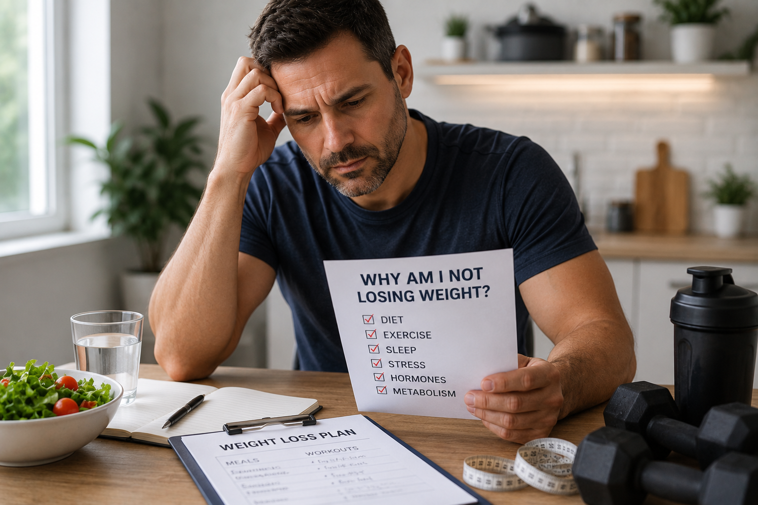 Why Am I Not Losing Weight Even With Diet and Exercise?