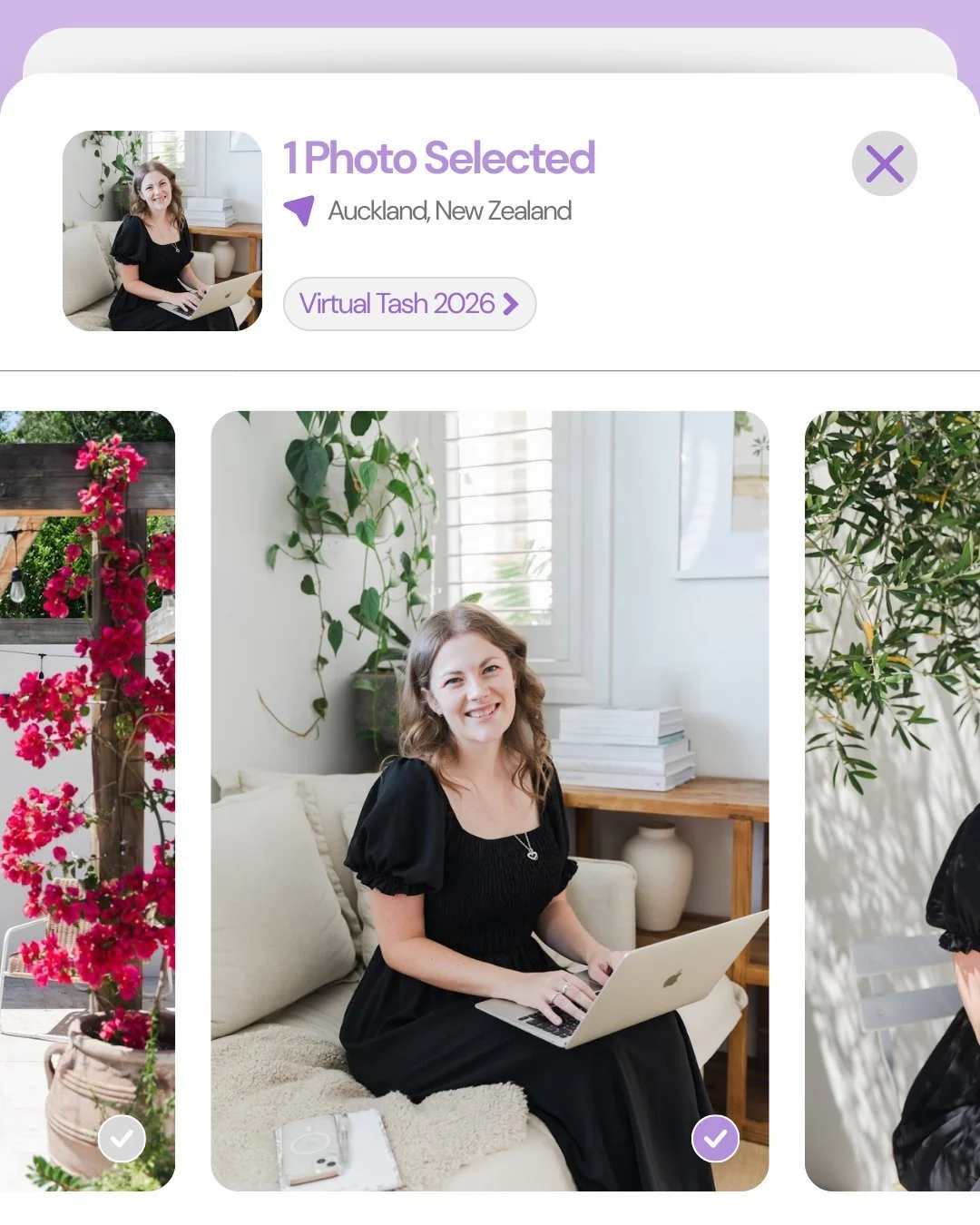 A little sneak peek from a recent brand mini 💜

Not replacing my main brand imagery &ndash; just adding some fresh, updated shots as Virtual Tash continues to grow.

Huge thanks to @lydiarachelphoto for capturing it so beautifully at @theolivegroveh