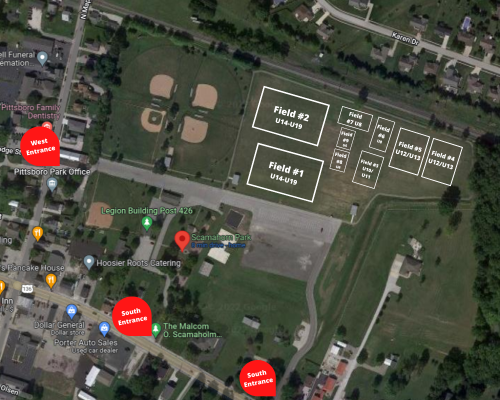 Fields & Directions — Hendricks Elite FC