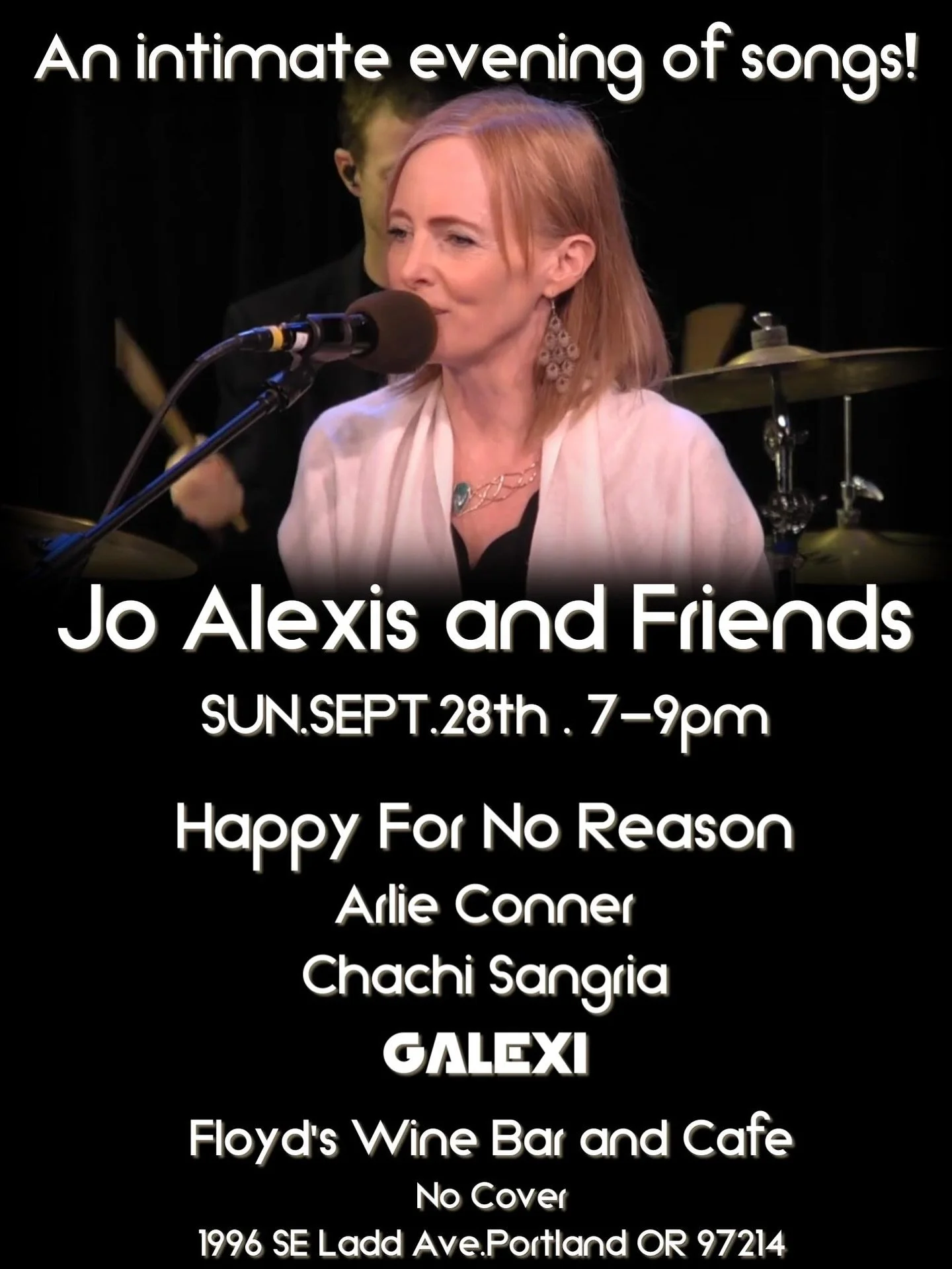 Music starts around seven