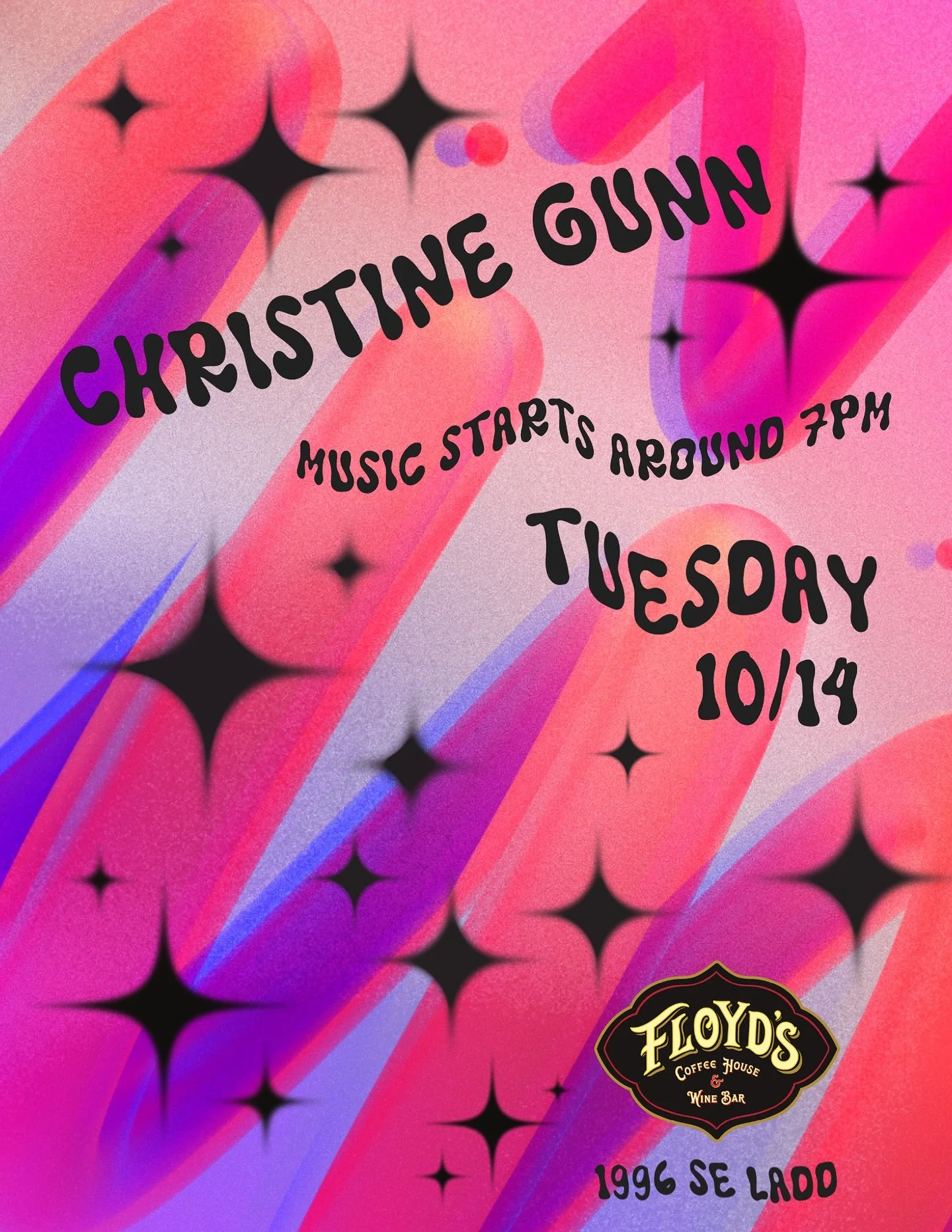 Cellist extraordinaire Christine Gunn plays a rare Tuesday evening at Floyd&rsquo;s this Tuesday. Music starts around 7.