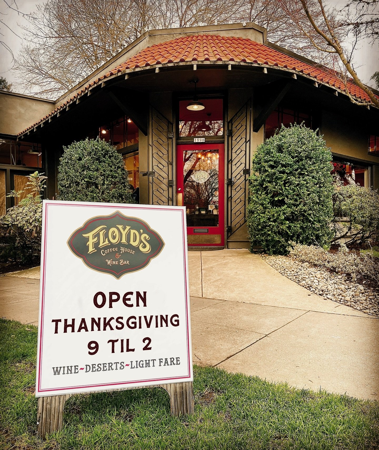 Floyd&rsquo;s will be open Thanksgiving Day 9:00 AM til 2:00 pm for all our Ladd&rsquo;s neighbors!