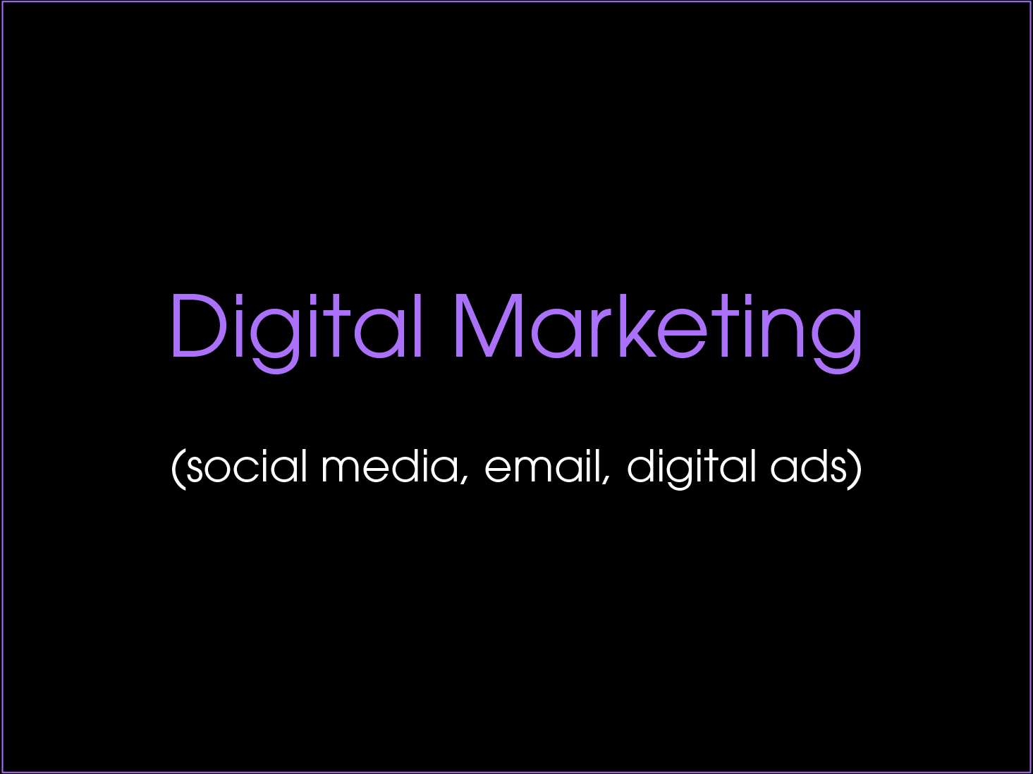 Digital Marketing