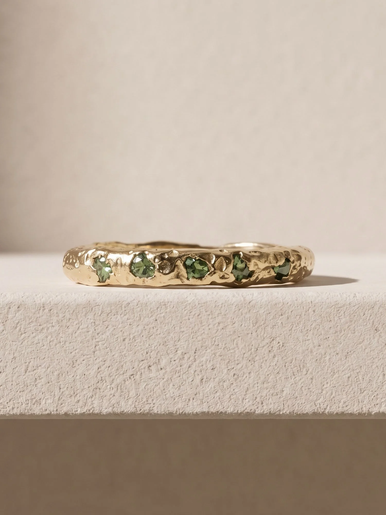 Apollo Ring - Green Sapphire