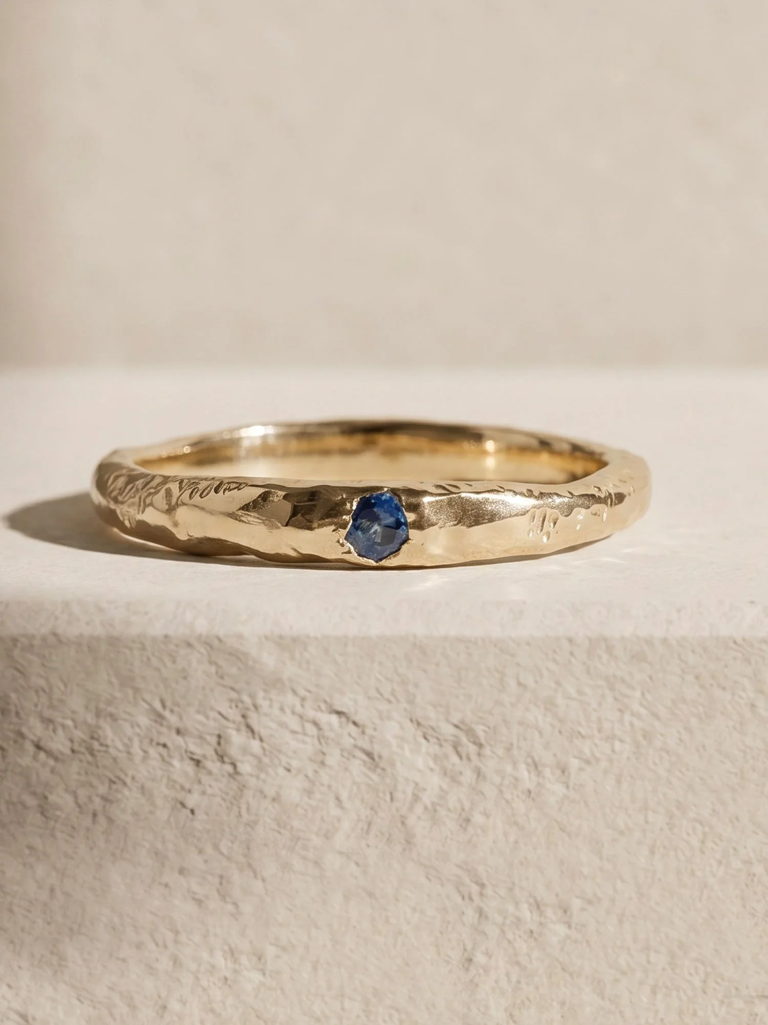 Earth Ring - Blue Sapphire