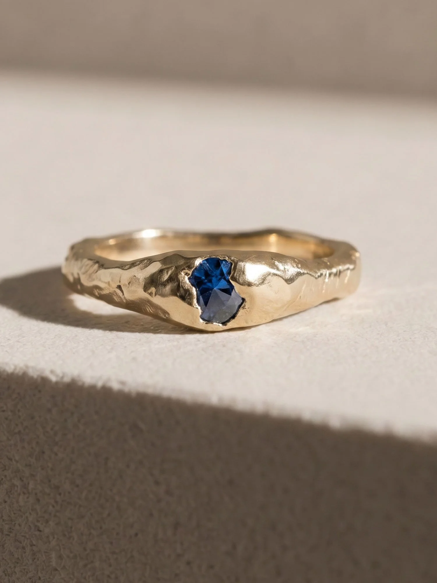 Radiant Ring - Blue Sapphire