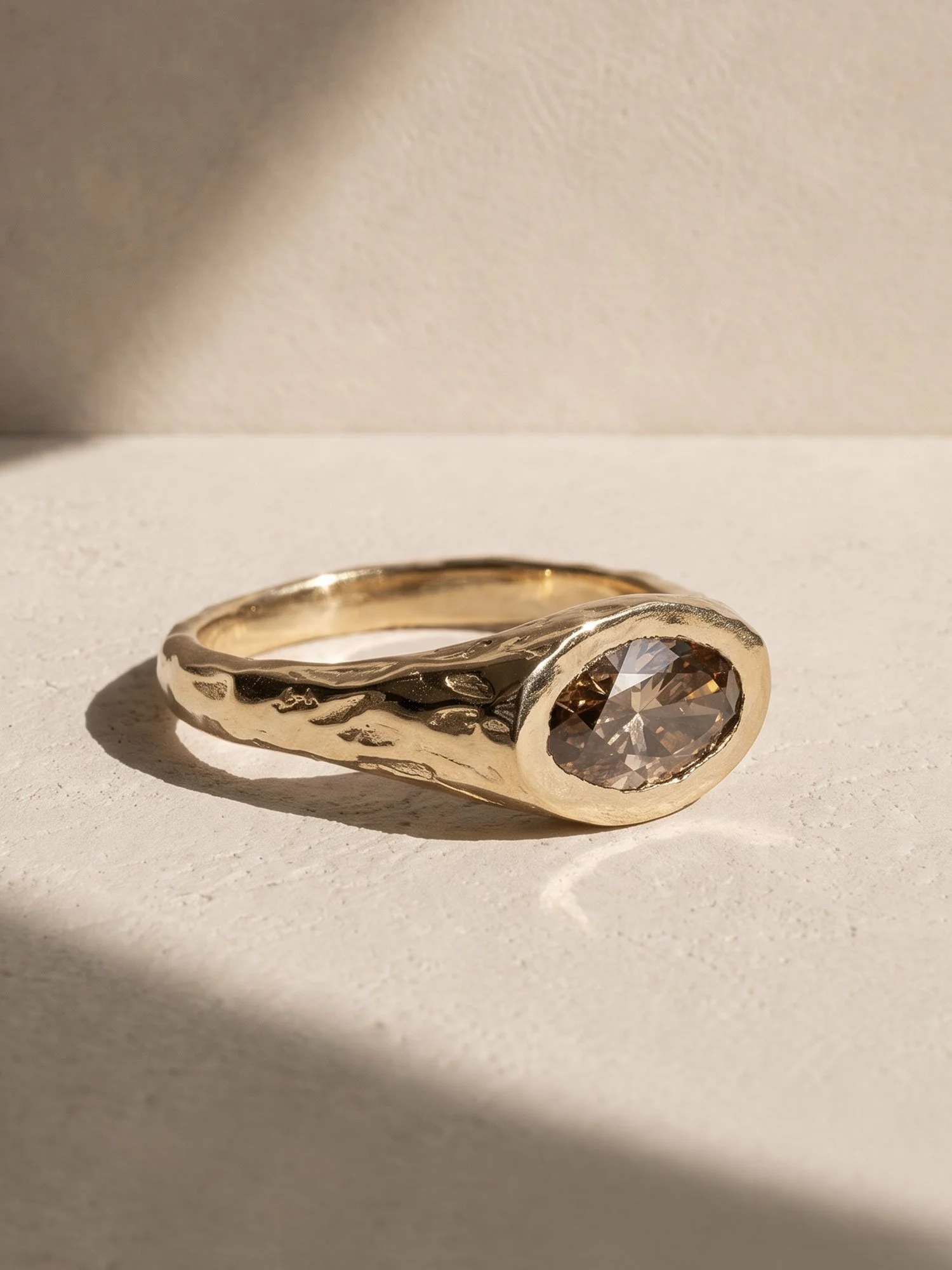 Brown Diamond Ring