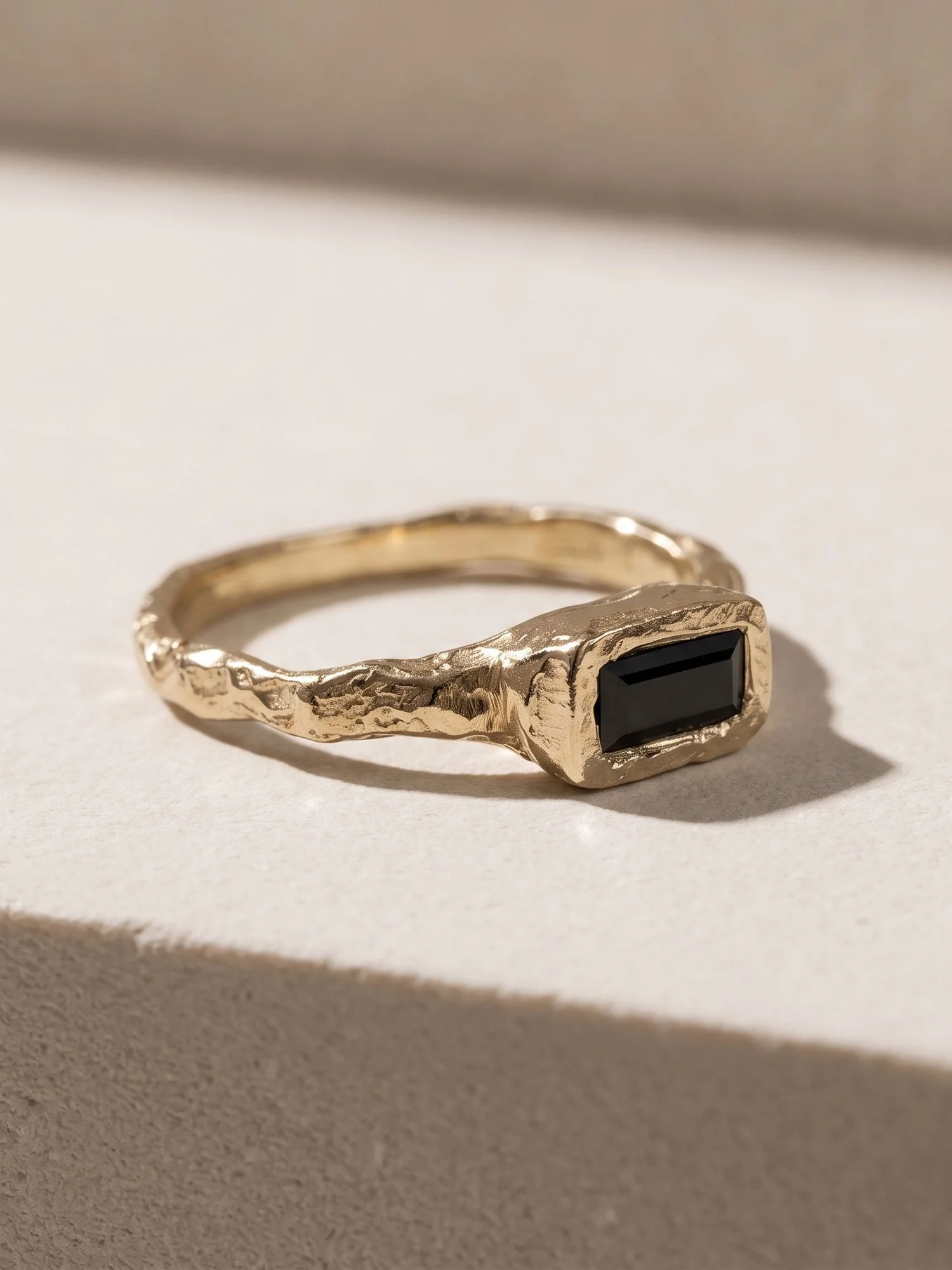 Black Sapphire Ring
