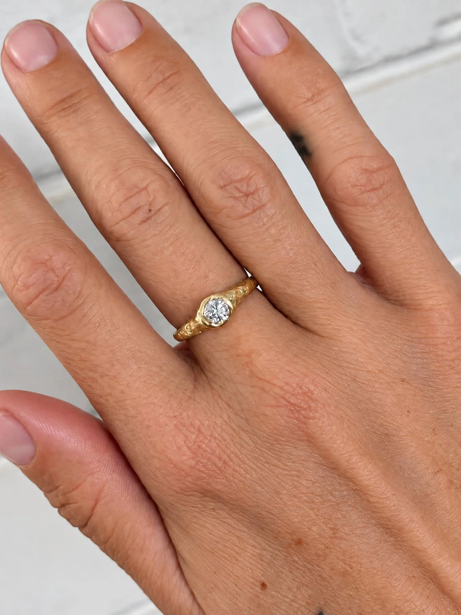 White Diamond Ring