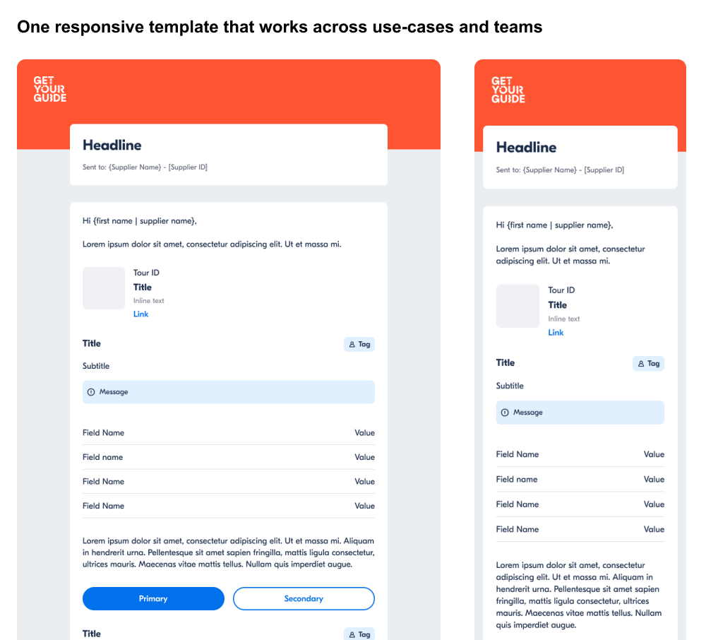 Responsive template