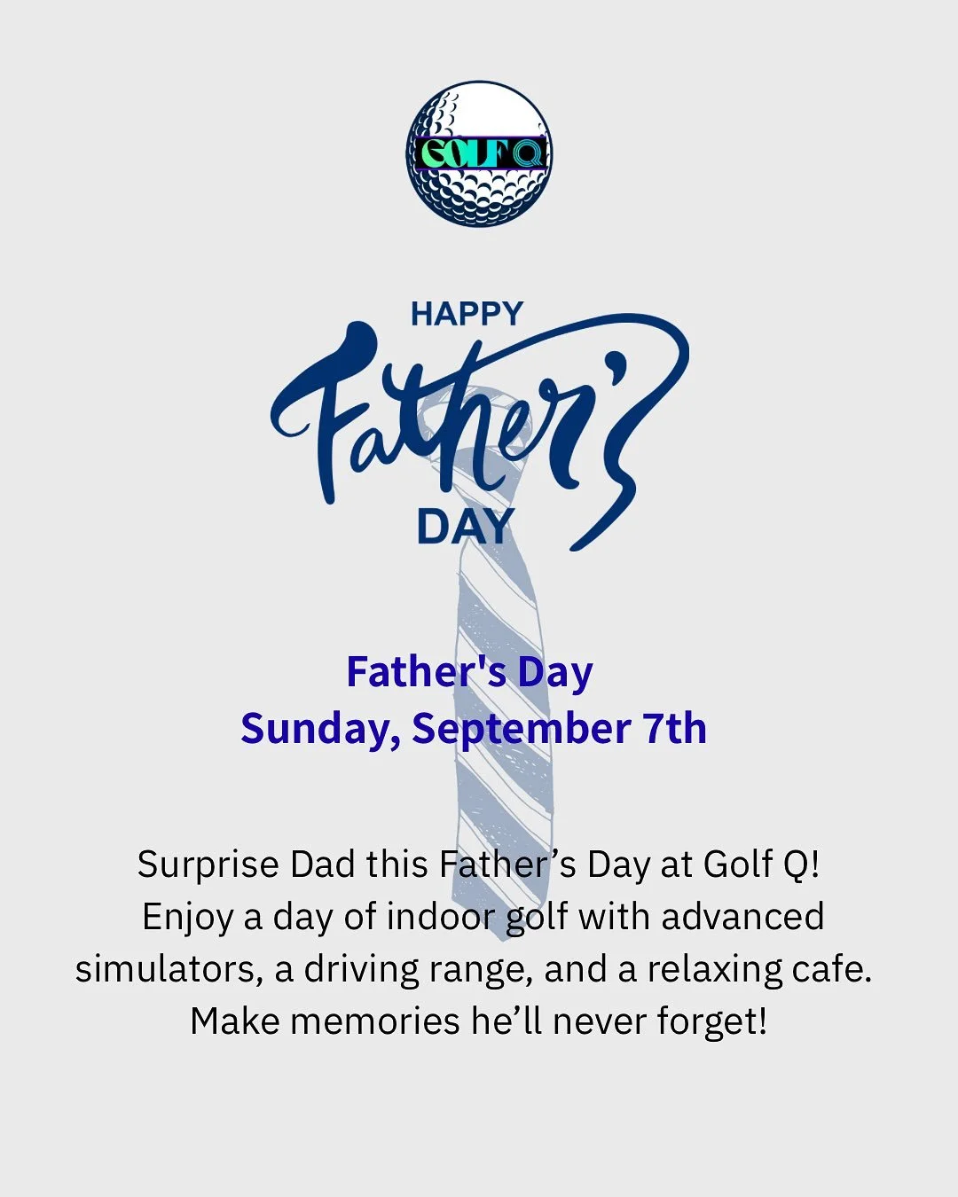 Looking for the perfect Father&rsquo;s Day gift? Treat your dad to a Golf Q voucher! Q is perfectly located in the heart of indoor golf in NSW, making it easy for anyone to get there, no matter where they&rsquo;re coming from! Check out our website n