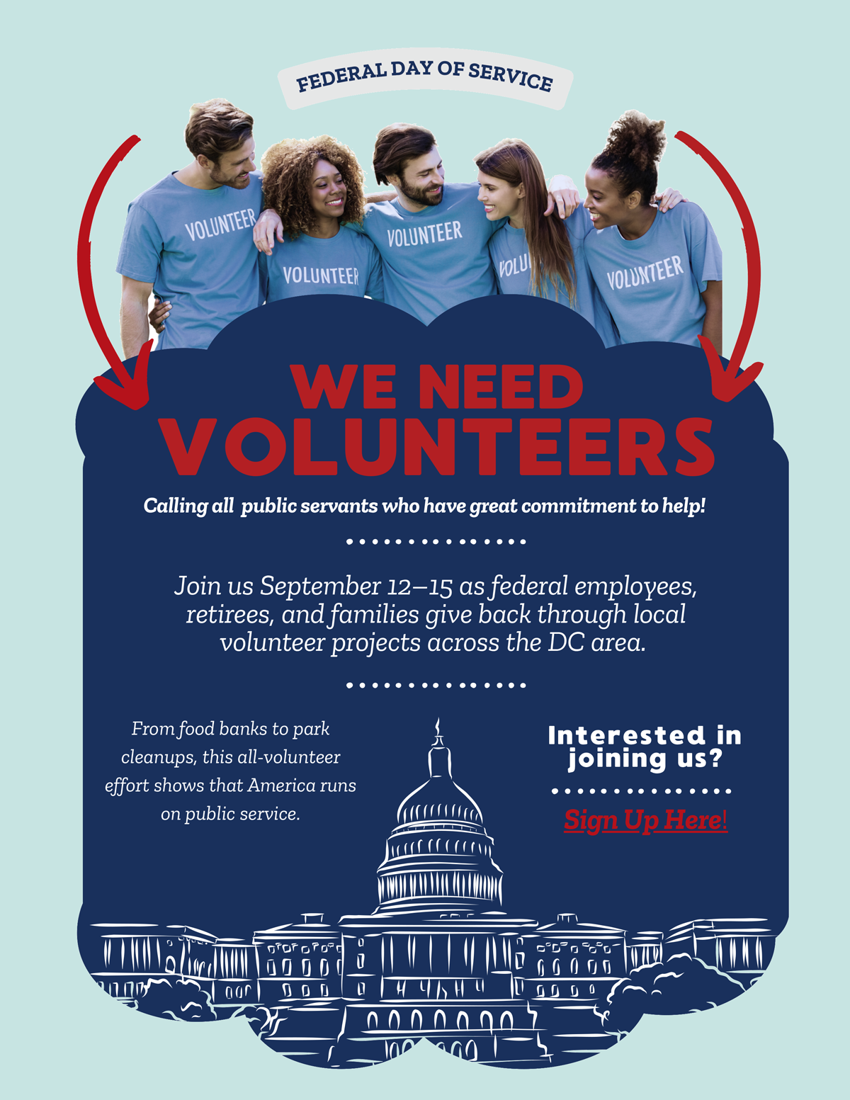 United Way + Feds Forward Days of Service