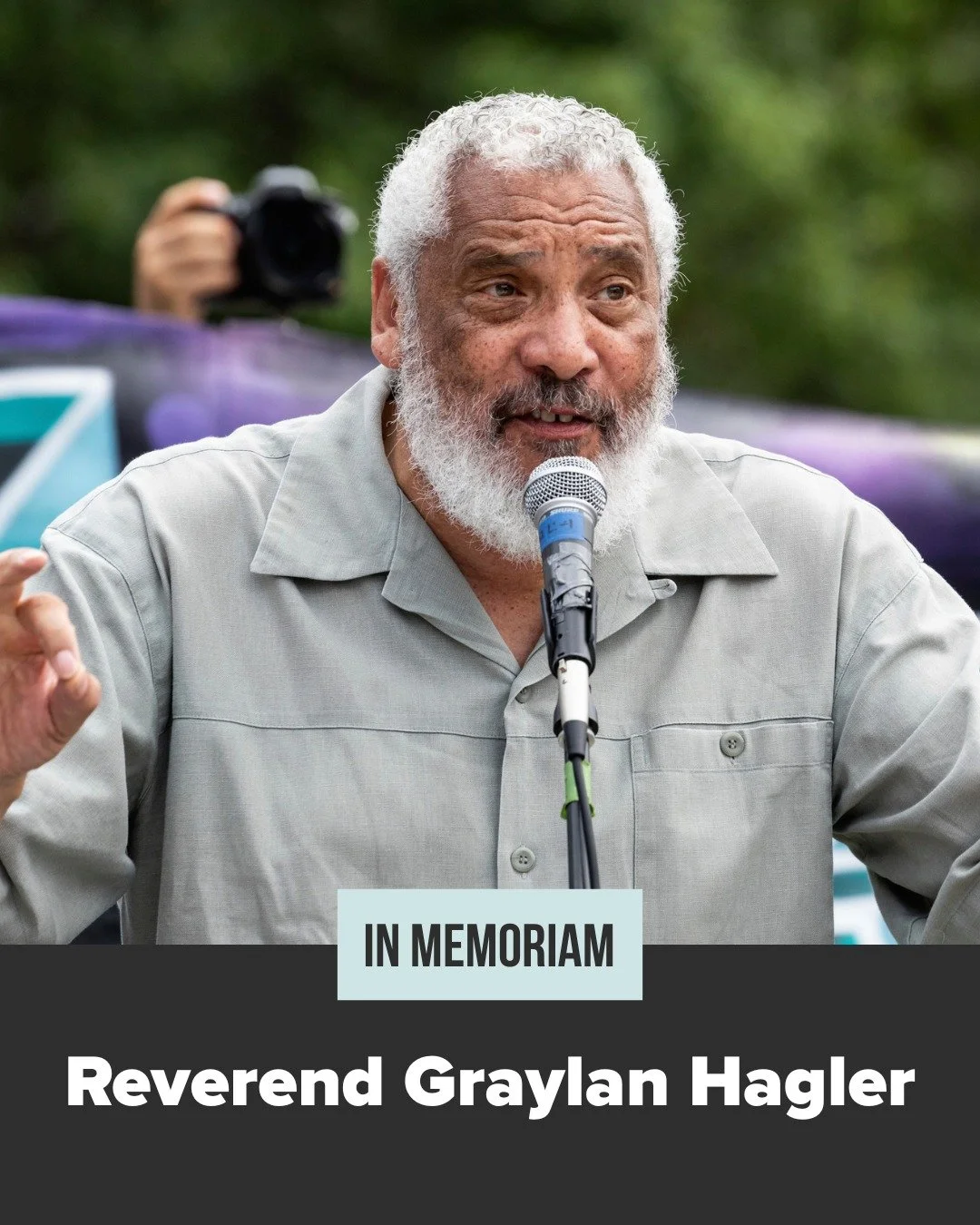 The passing of Rev. Graylan Hagler is an enormous loss for all the movements for justice in our region. He was never afraid to take on powerful interests in the service of justice, and that is what the labor movement is fundamentally all about. Our d