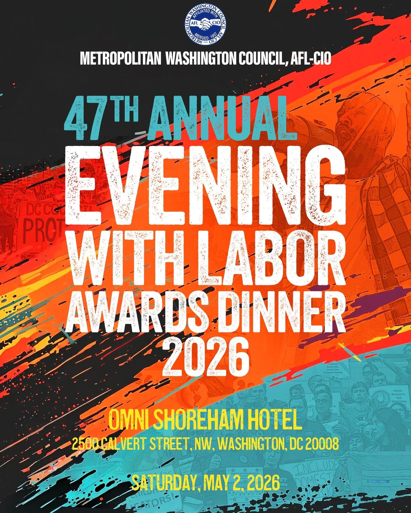 Registration is now open for #EveningWithLabor 2026! This event is an annual tradition and the highlight of our year &mdash; and we want you to join us there!

Sponsorships are available at a variety of levels, and individual tickets are available as
