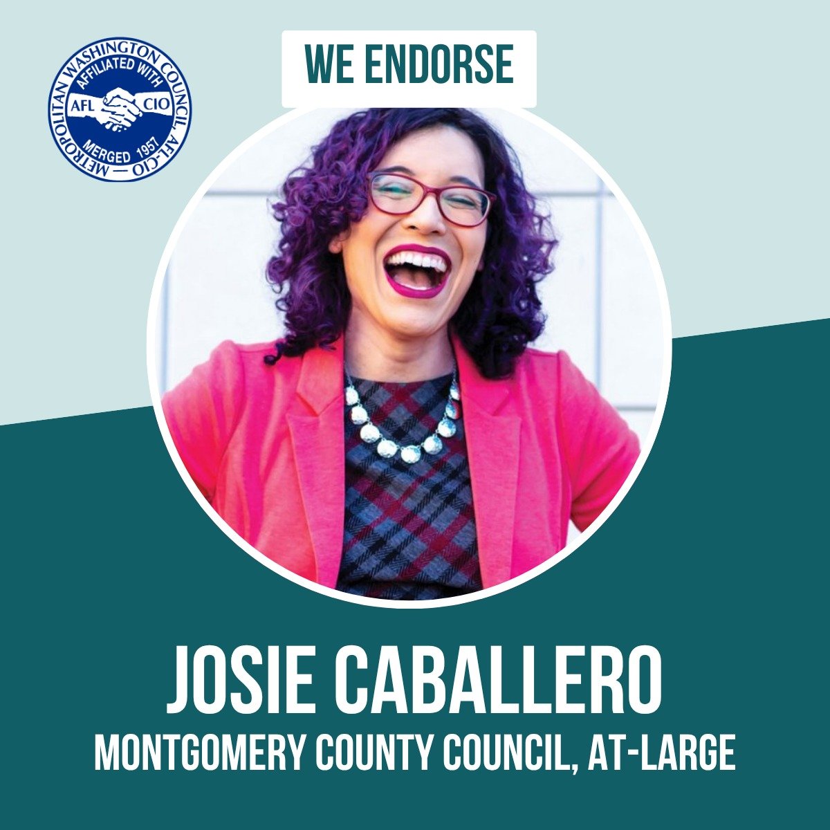 Voters in Montgomery County will elect several new leaders this year. In each of these races, we'll have a choice between candidates who side with billionaires and bosses &mdash; or those who side with workers and working families.

The Metropolitan 