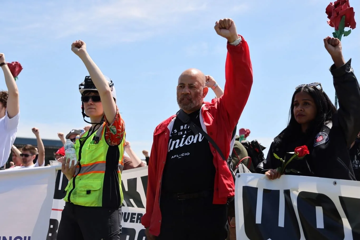 #MayDay DC was massive &mdash; and we&rsquo;re just getting started. 

Working people in the DC region and all over this country are sick and tired of this administration&rsquo;s attacks. From busting unions to destroying federal programs to hunting 