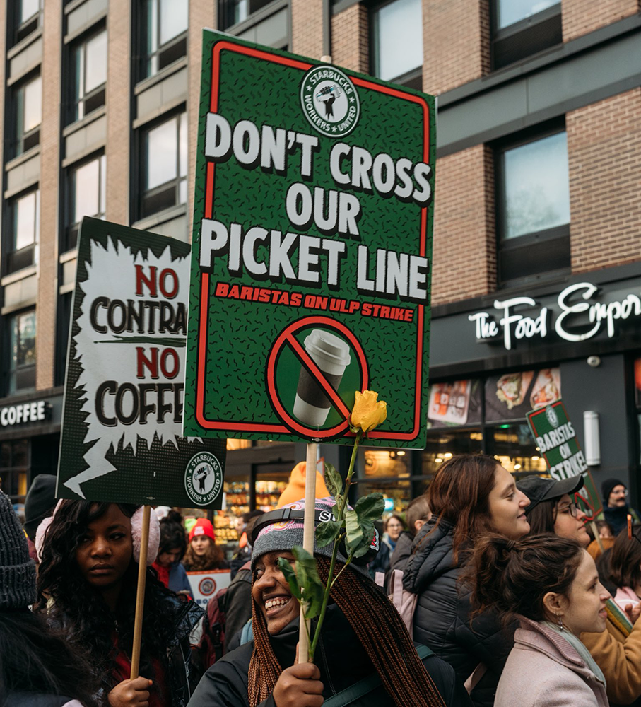 Starbucks on strike | Solidarity Fund fundraiser on Thursday