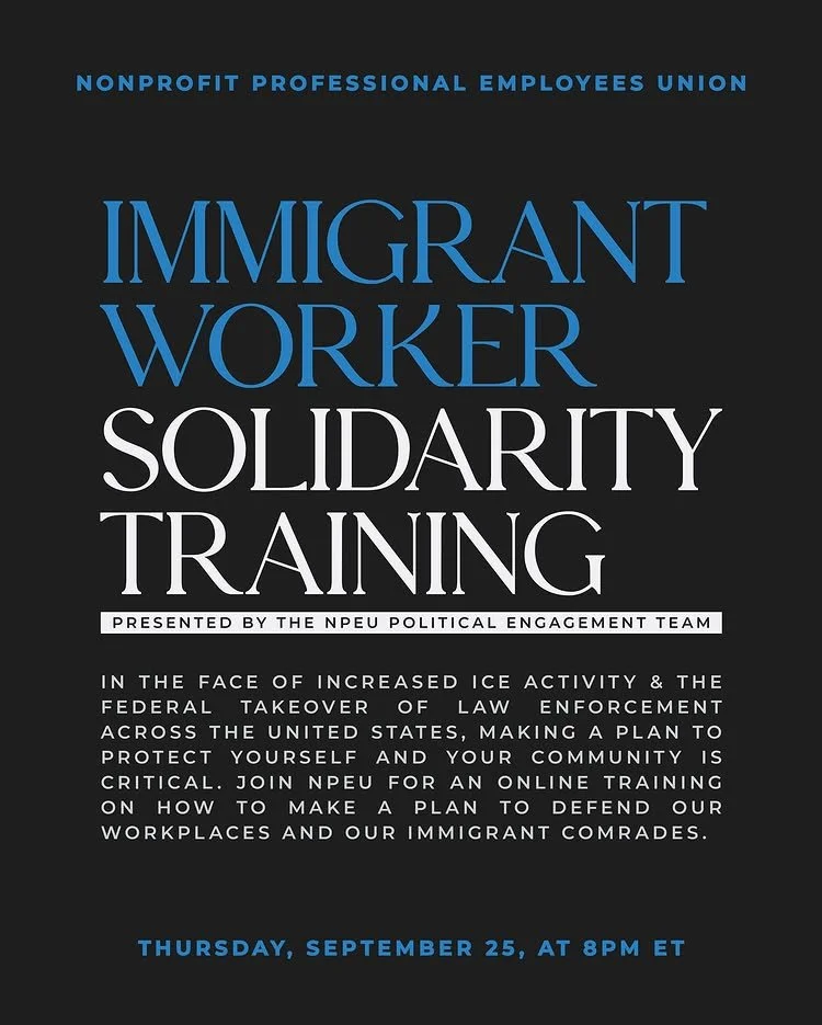 Immigrant Worker Solidarity Training