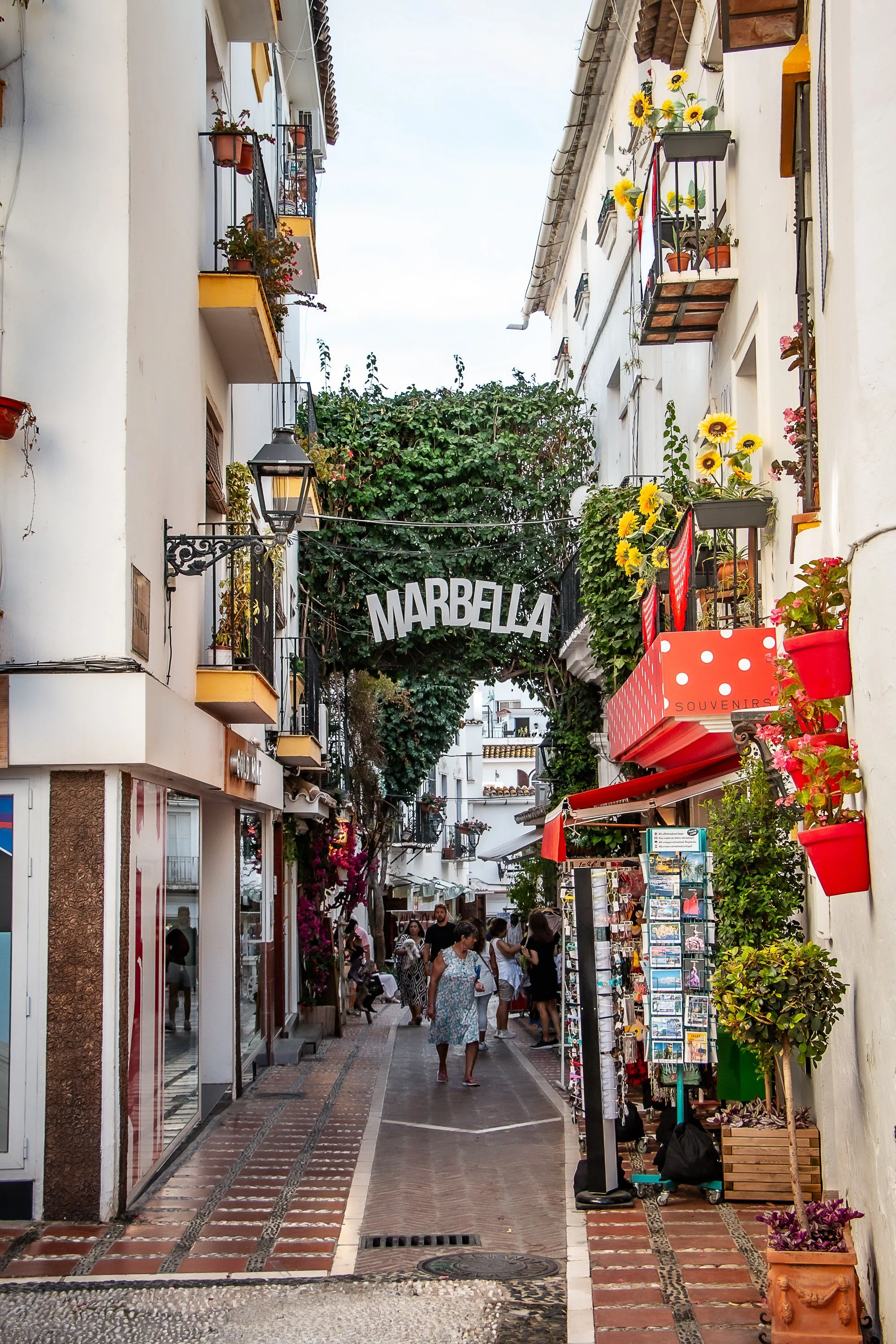 A street view of Marbella Spain