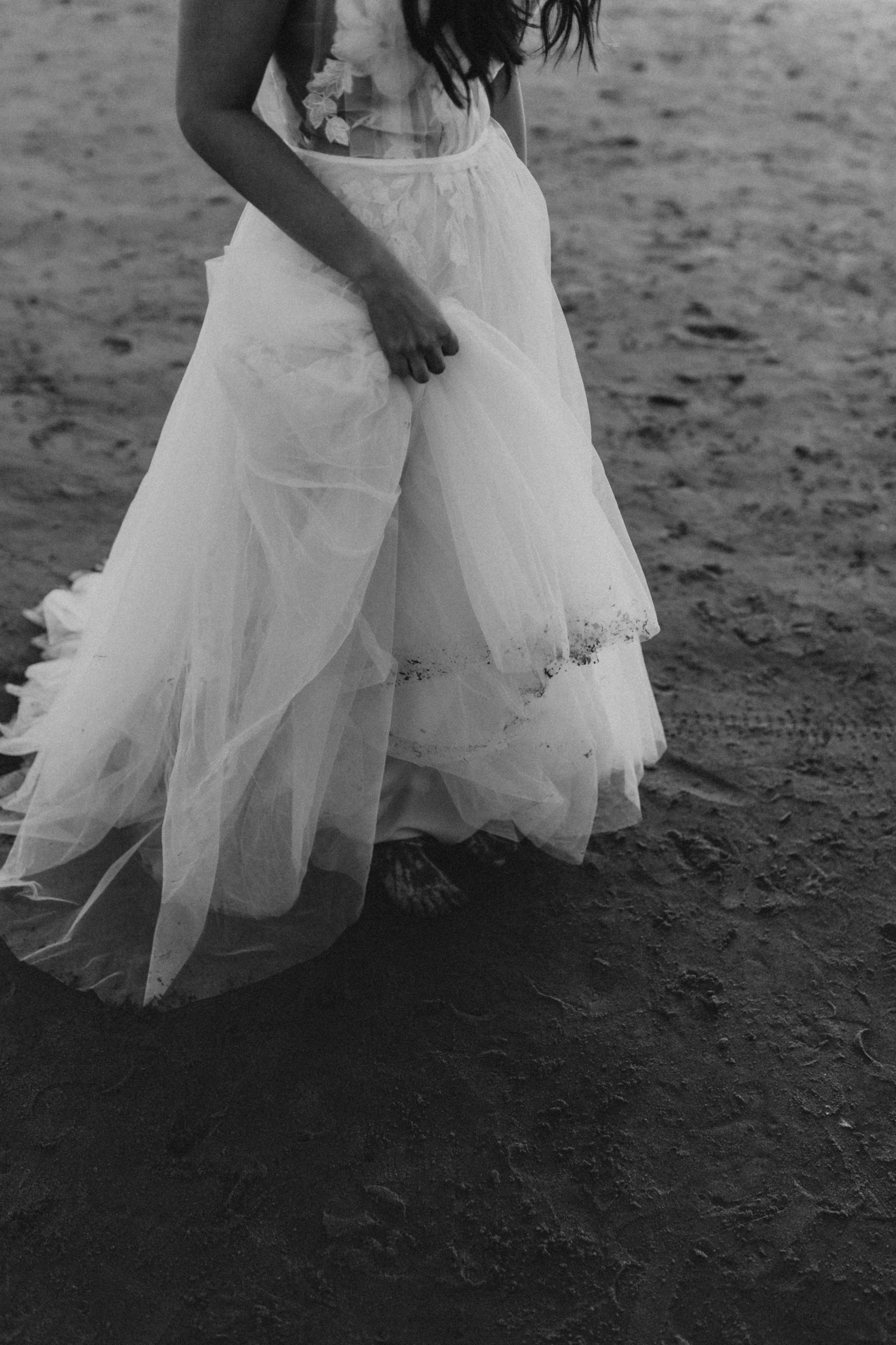 Pacific Northwest elopement ceremony location in forest or coastal setting