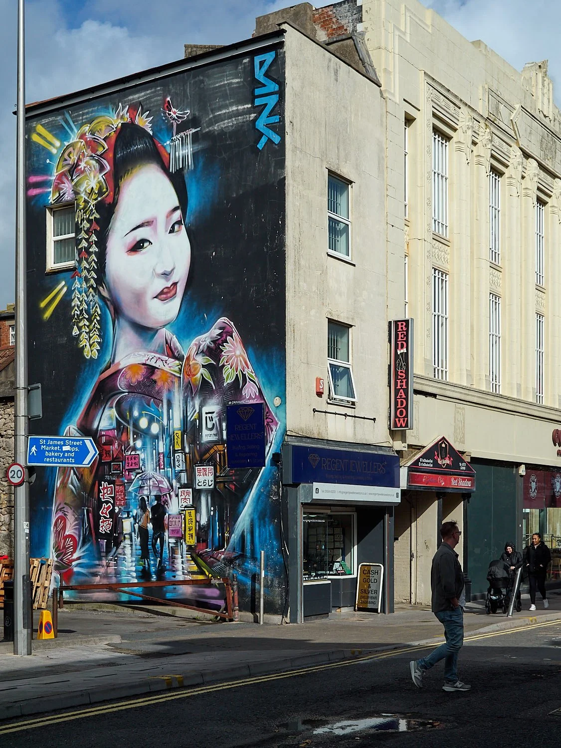 The work that went into painting this, at this scale.