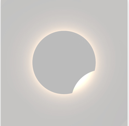 Leuchte wie eine Sonnenfinsternis, dadurch das der Kreis nicht ganz geschlossen ist gibt es Raum für Kommunikation