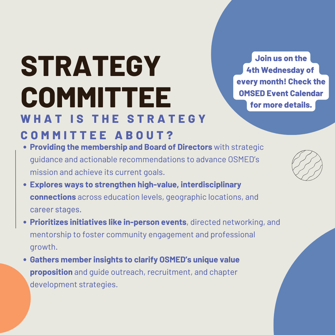 OSMED Strategy Committee (OSMED MEMBERS ONLY)