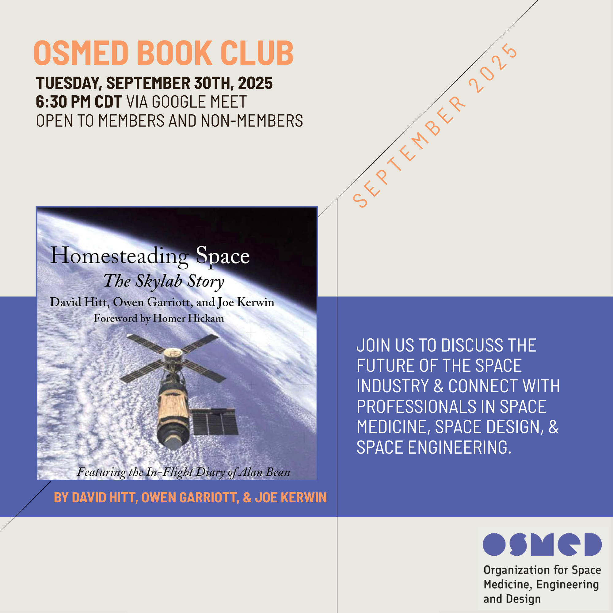 OSMED Book Club - Homesteading Space