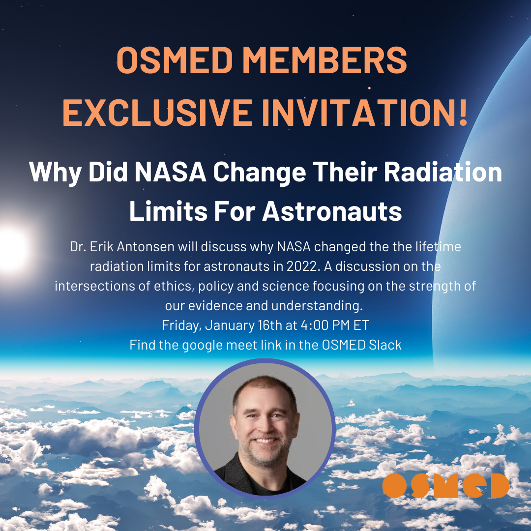 Why Did NASA Change Their Radiation Limits For Astronauts w/ Erik Antonsen (MEMBERS ONLY)