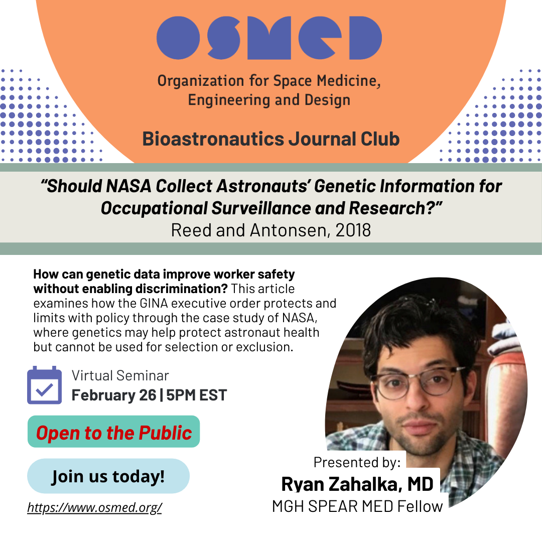 OSMED Journal Club: Dr. Ryan Zahalka (OPEN TO EVERYONE)