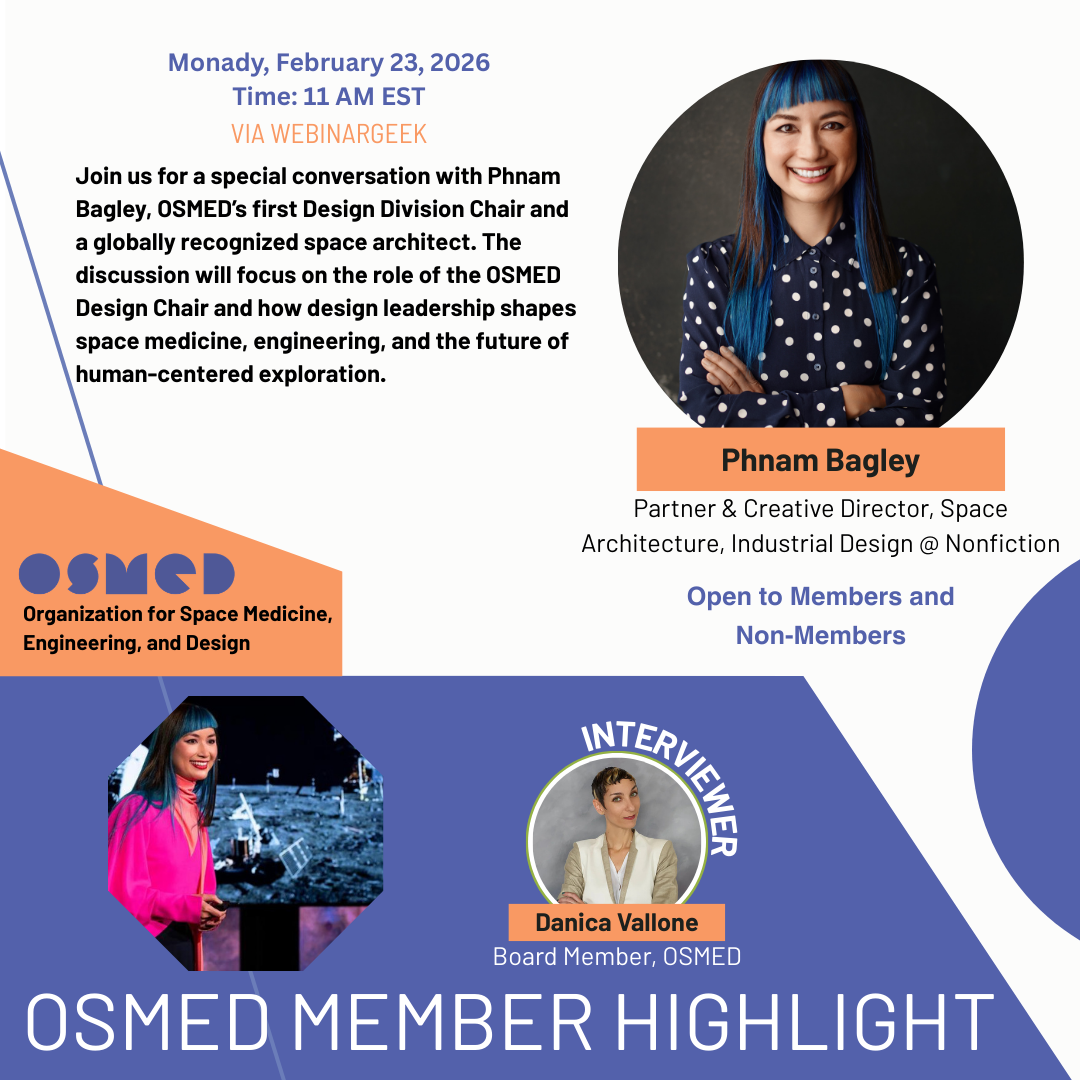 OSMED Member Highlight: Phnam Bagley (OPEN TO EVERYONE)