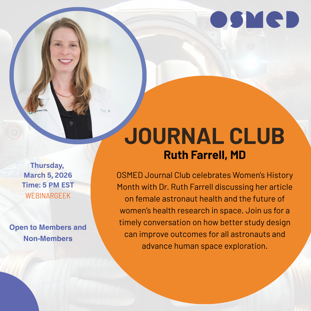 OSMED Journal Club: Ruth Farrell, MD (OPEN TO EVERYONE)