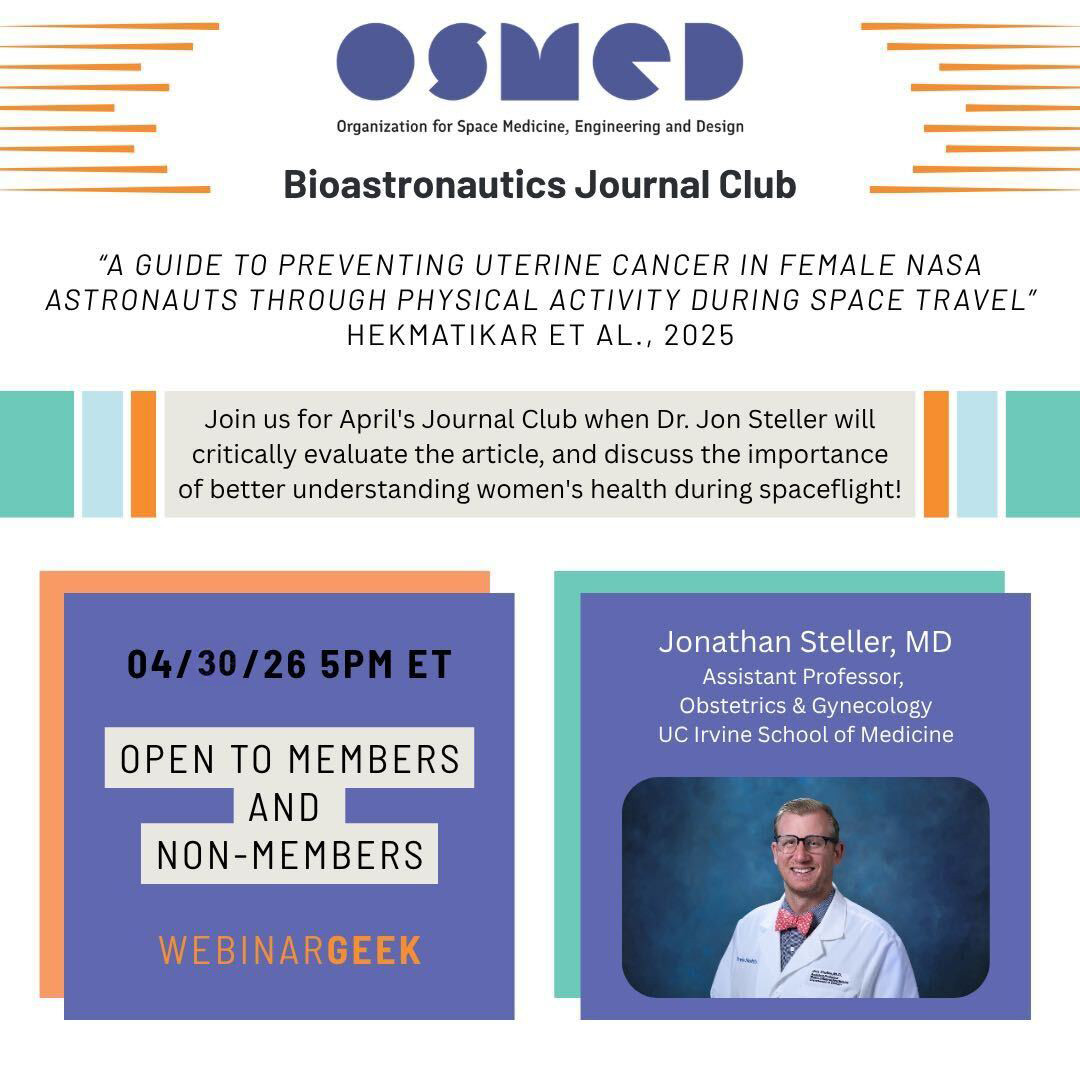 (RESCHEDULED) OSMED Journal Club: Dr. Jonathan Steller (OPEN TO EVERYONE)