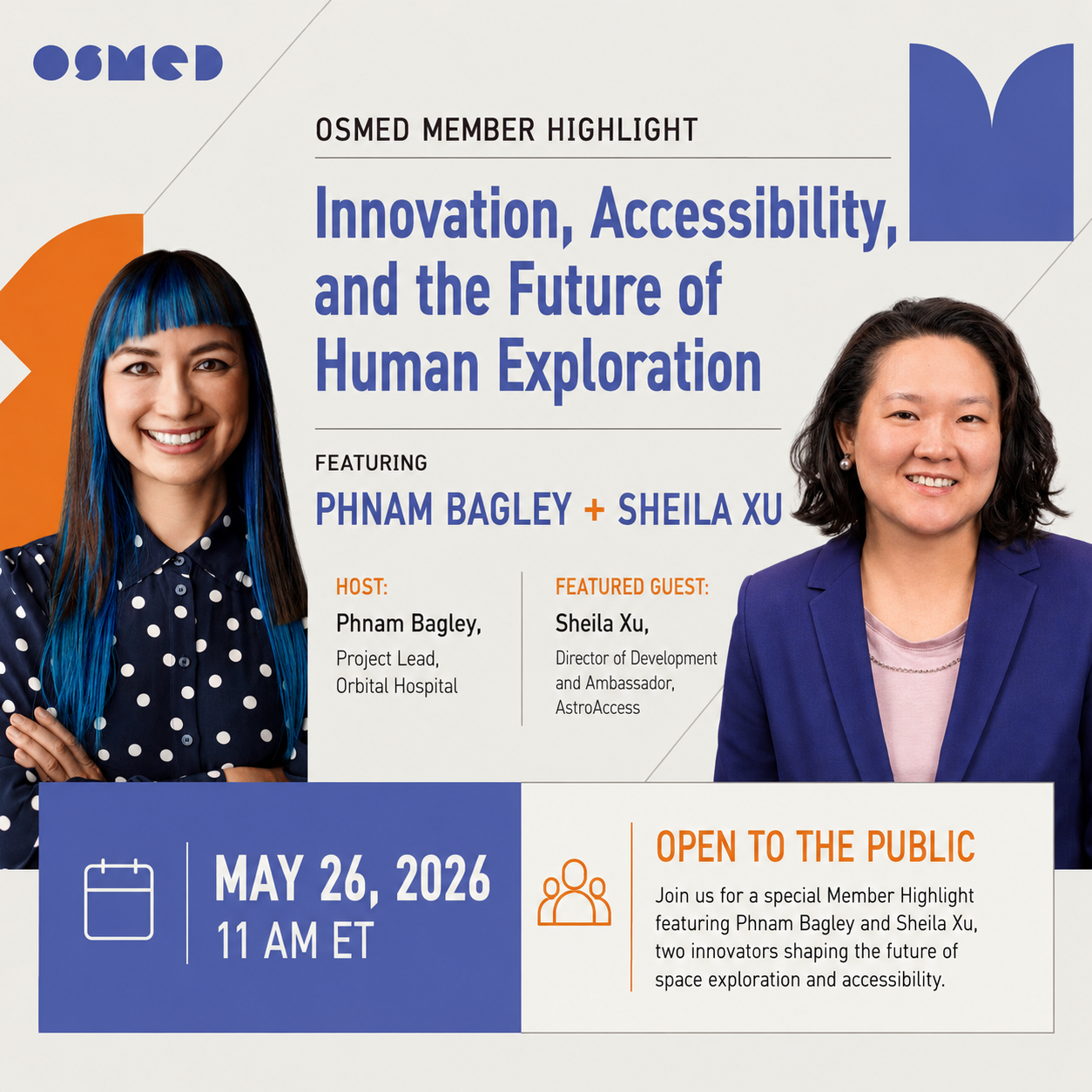 OSMED Member Highlight: Sheila Xu (OPEN TO EVERYONE)