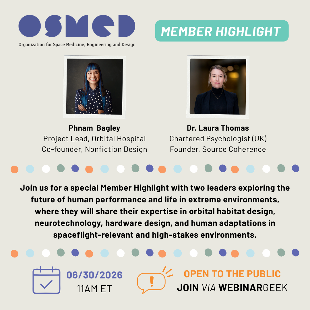 OSMED Member Highlight: Dr. Laura Thomas (OPEN TO EVERYONE)