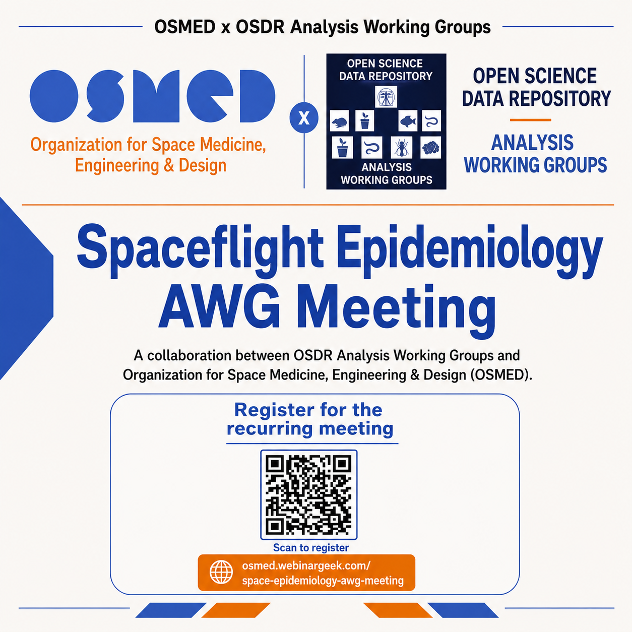 Spaceflight Epidemiology Analysis Working Group (OPEN TO EVERYONE)