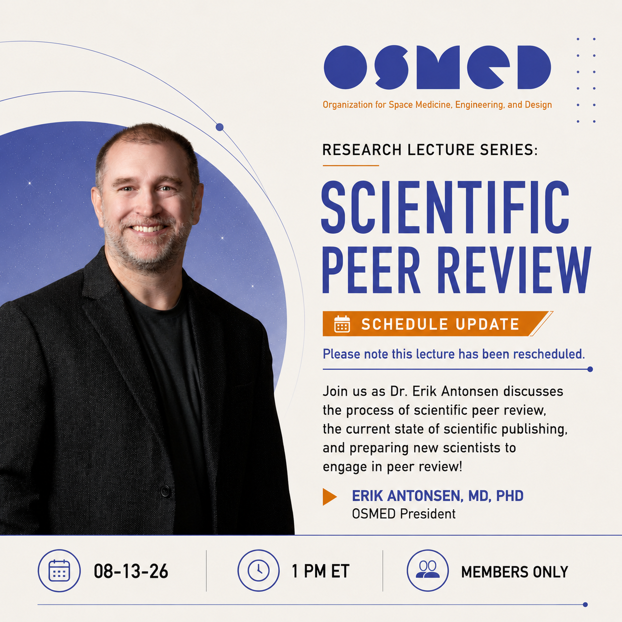 OSMED Scientific Peer Review with Dr. Erik Antonsen UPDATED (MEMBERS ONLY)