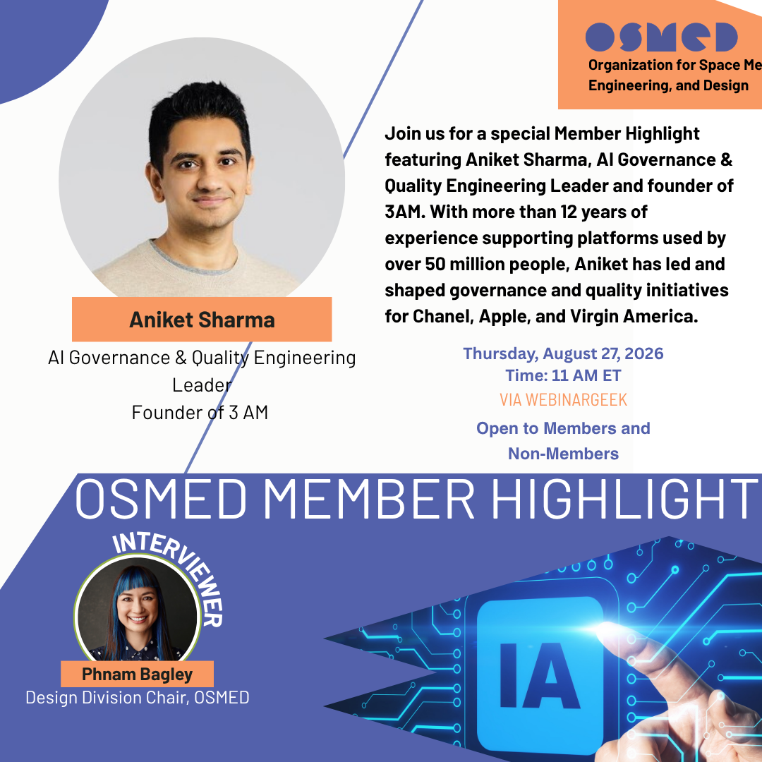 OSMED Member Highlight: Aniket Sharma (OPEN TO EVERYONE)