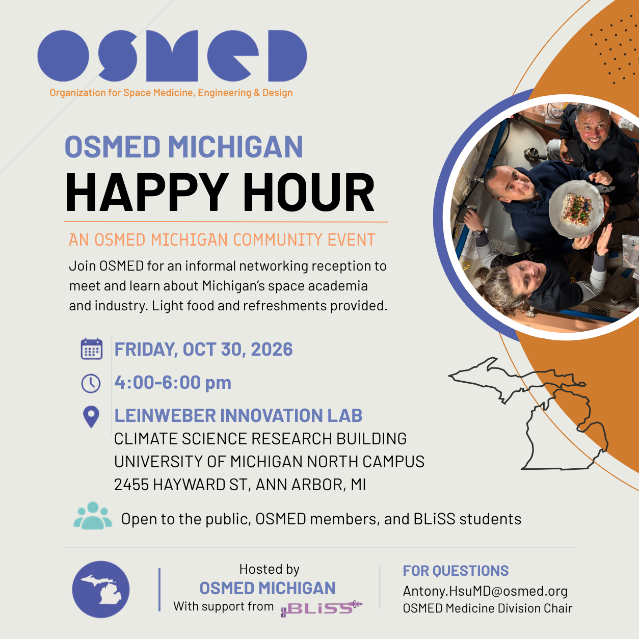 OSMED Event: OSMED Michigan Happy Hour (OPEN TO EVERYONE)