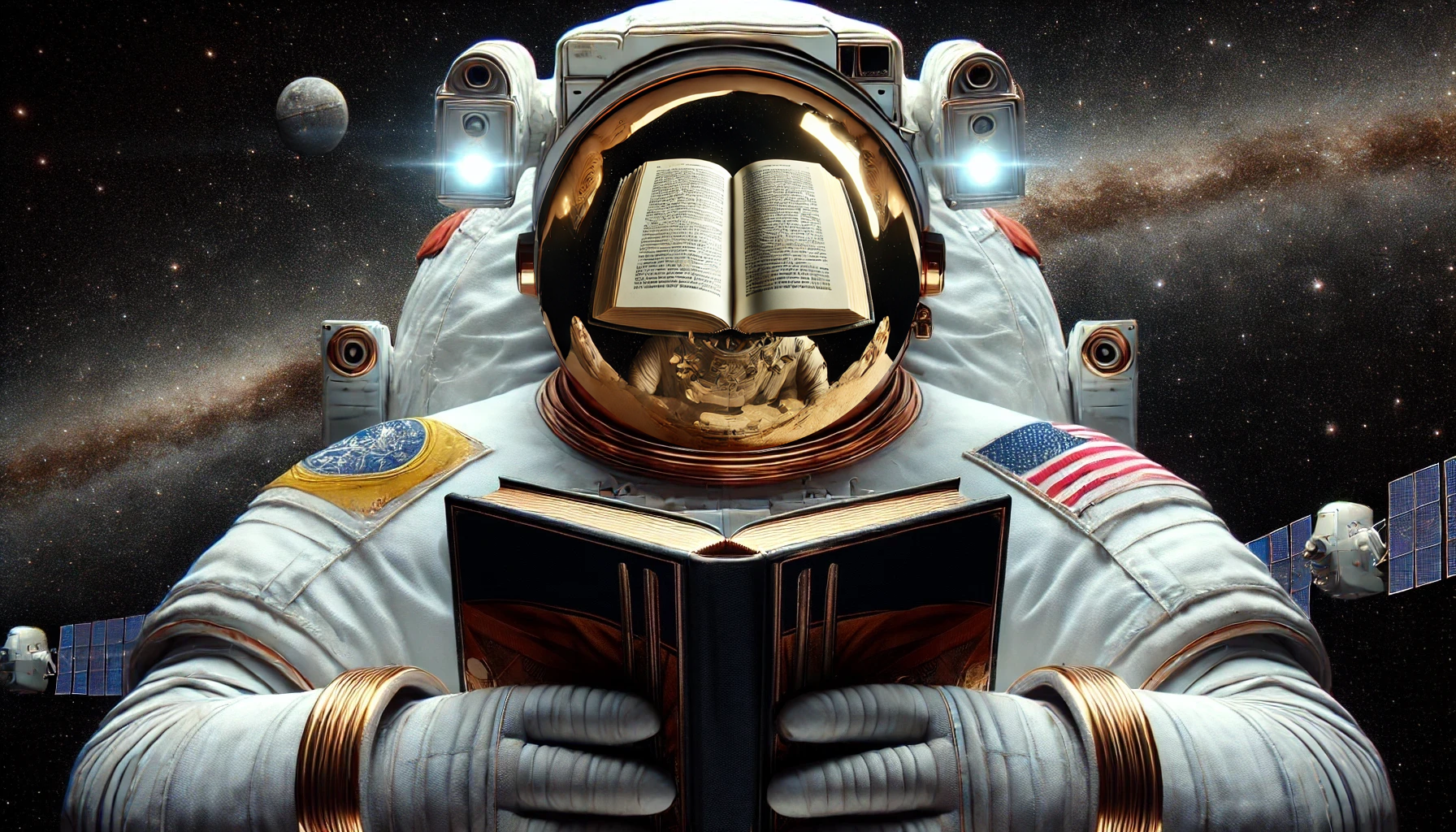 OSMED astrounaut reading bioastronautics journal club book