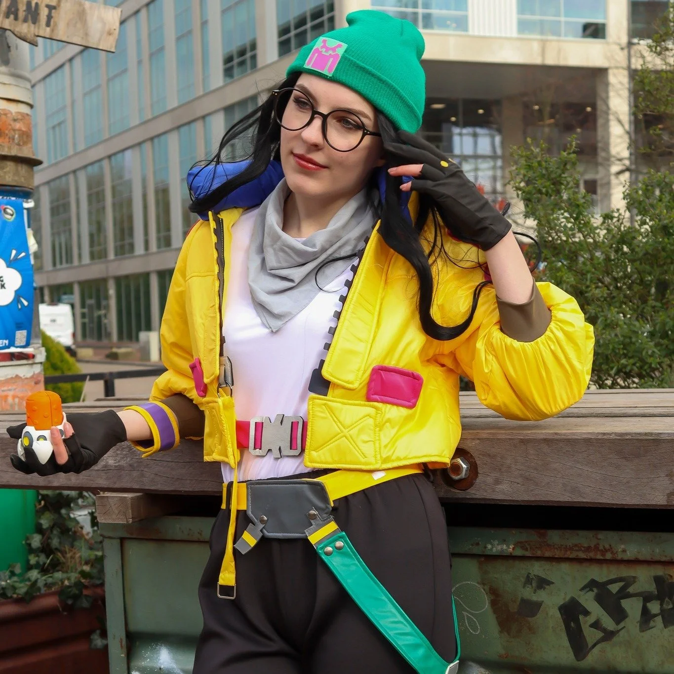 📍Strijp S
📷Canon EOS 250D
1/100
f/6.3
ISO 100

Model: @jvneberries 
Character: Killjoy
Game: @valorant 
Media: @riotgames