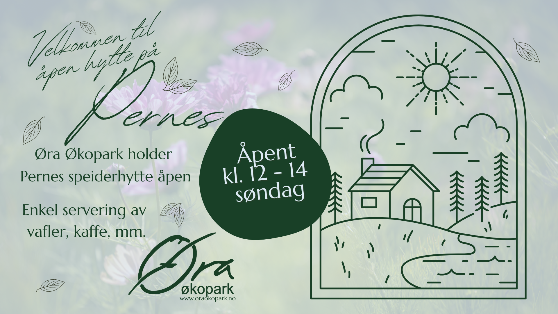 Åpen hytte på Pernes ☀️