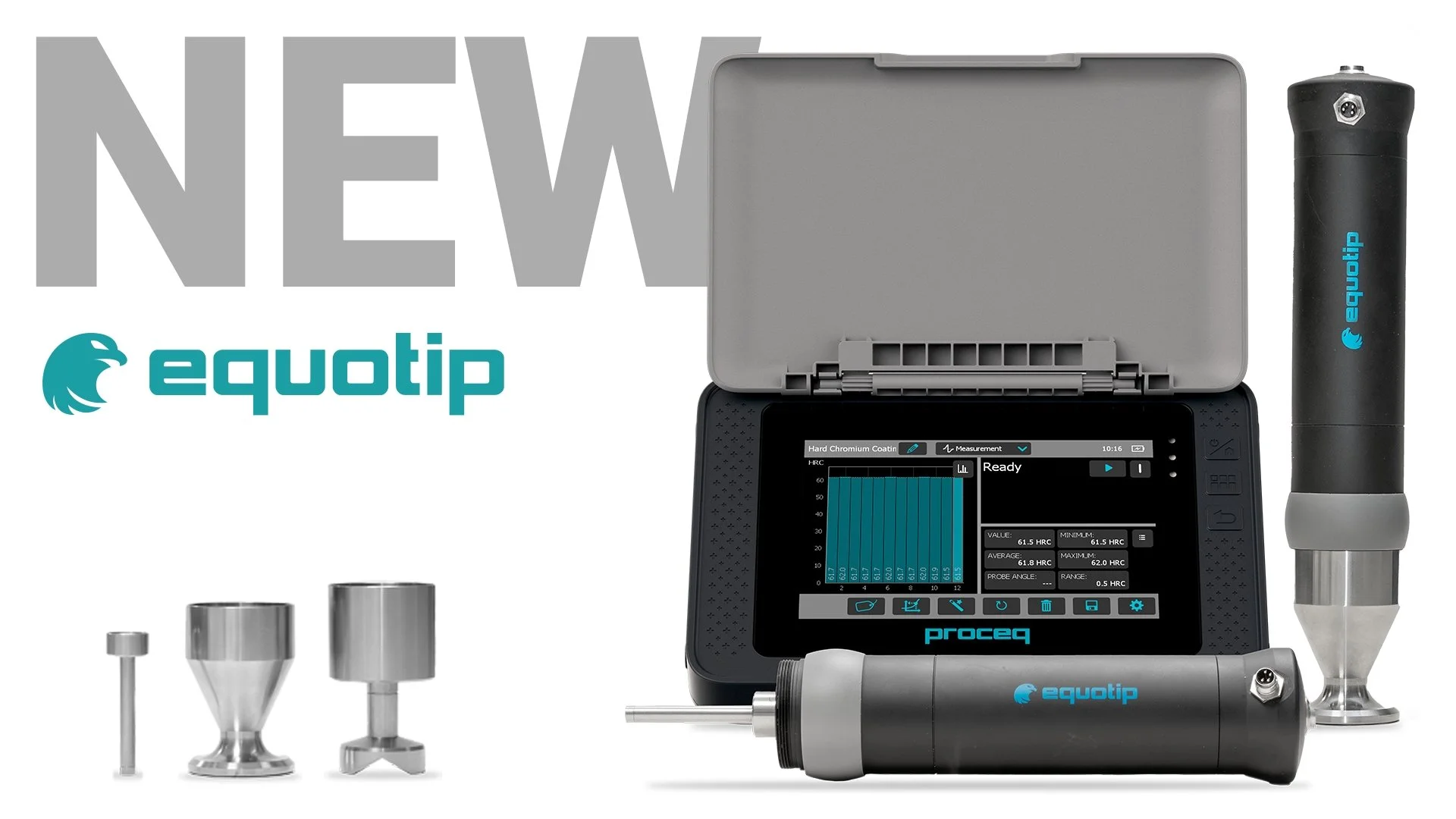 Proceq Launches New Equotip 550 UCI Motorized Probes for Microhardness Testing