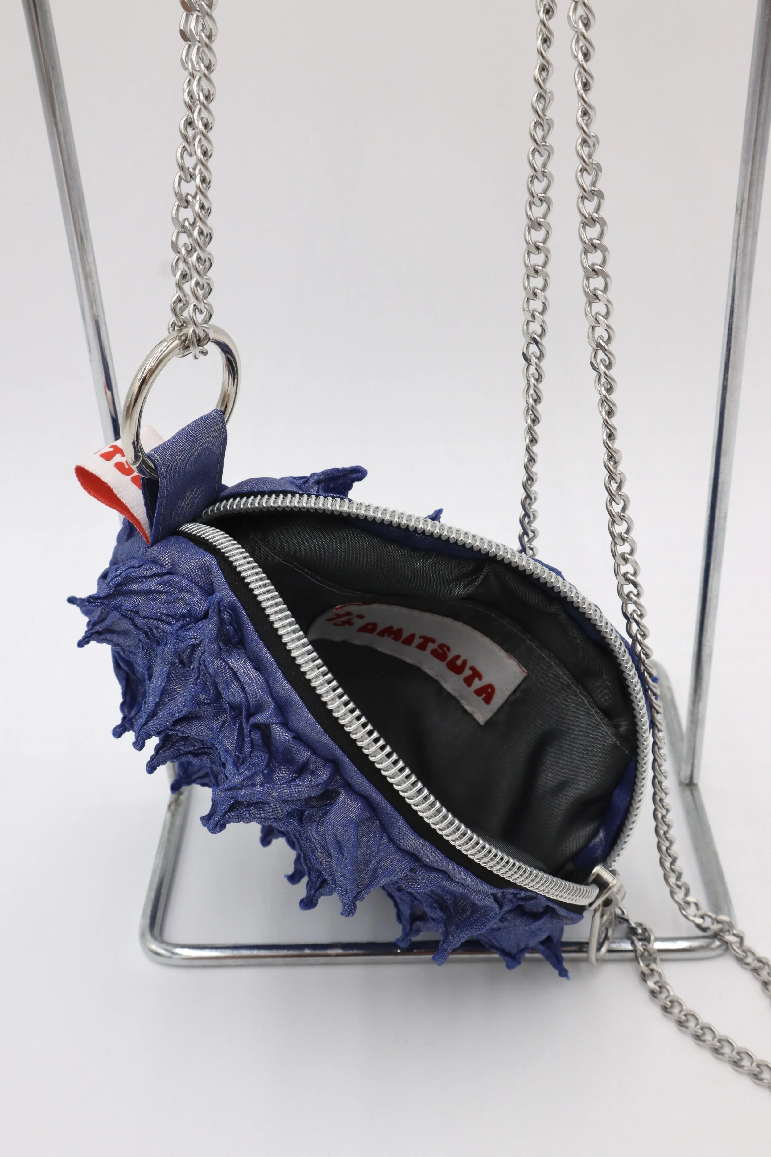 SPIKY POCKET 11Metallic Blue