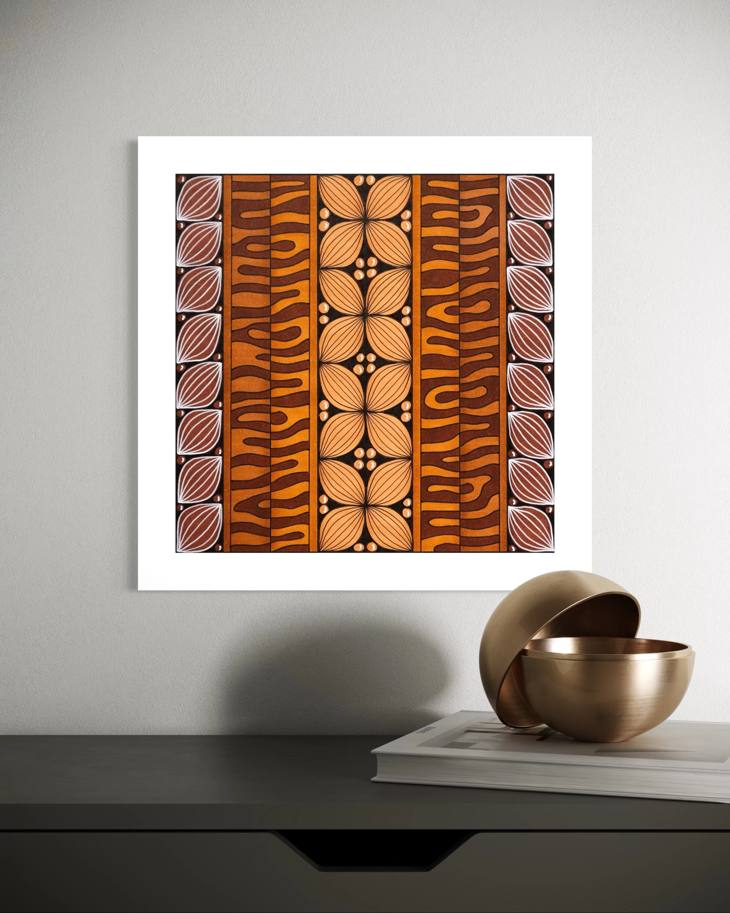 Print. No. 556. The Beauty of Brown