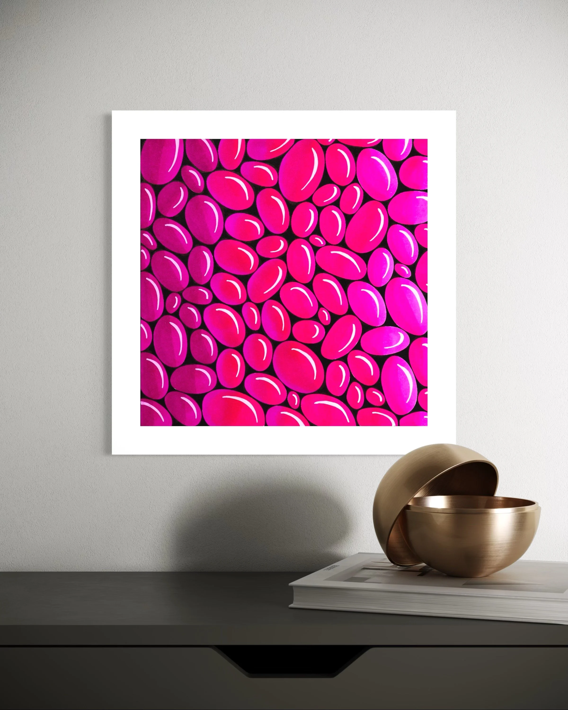 Print. No. 598. Creative Peace in Pink