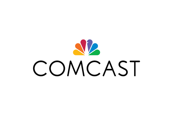 The Comcast logo featuring a multicolor peacock above the black text 'COMCAST'.