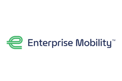 Enterprise Mobility logo with green symbol and blue text