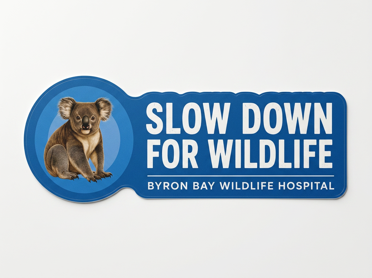 Slow Down for Wildlife Car Sticker - Bumper or Window