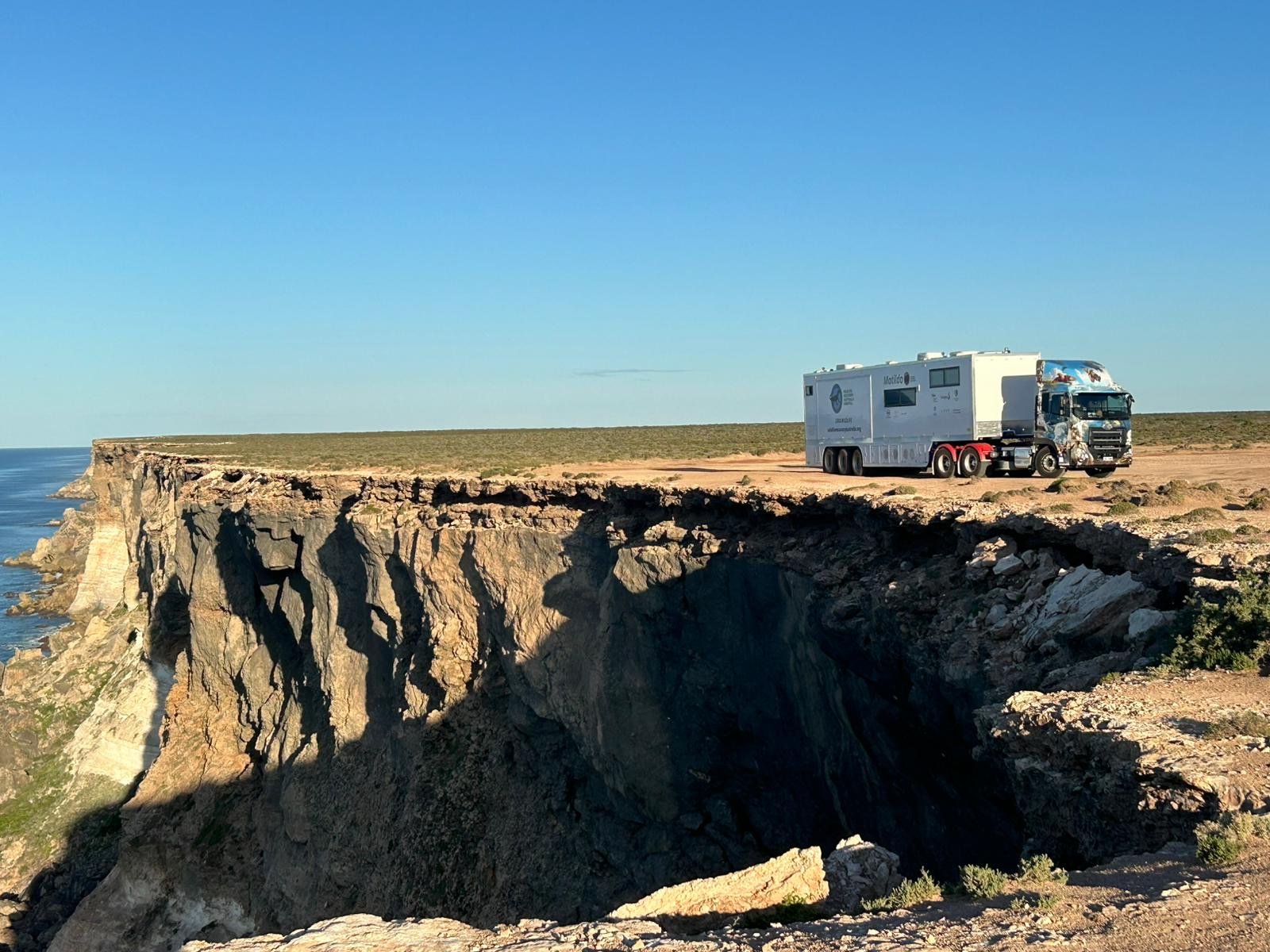 Matilda, Australia's first mobile wildlife hospital deploys to Exmouth, Western Australia, on emergency response